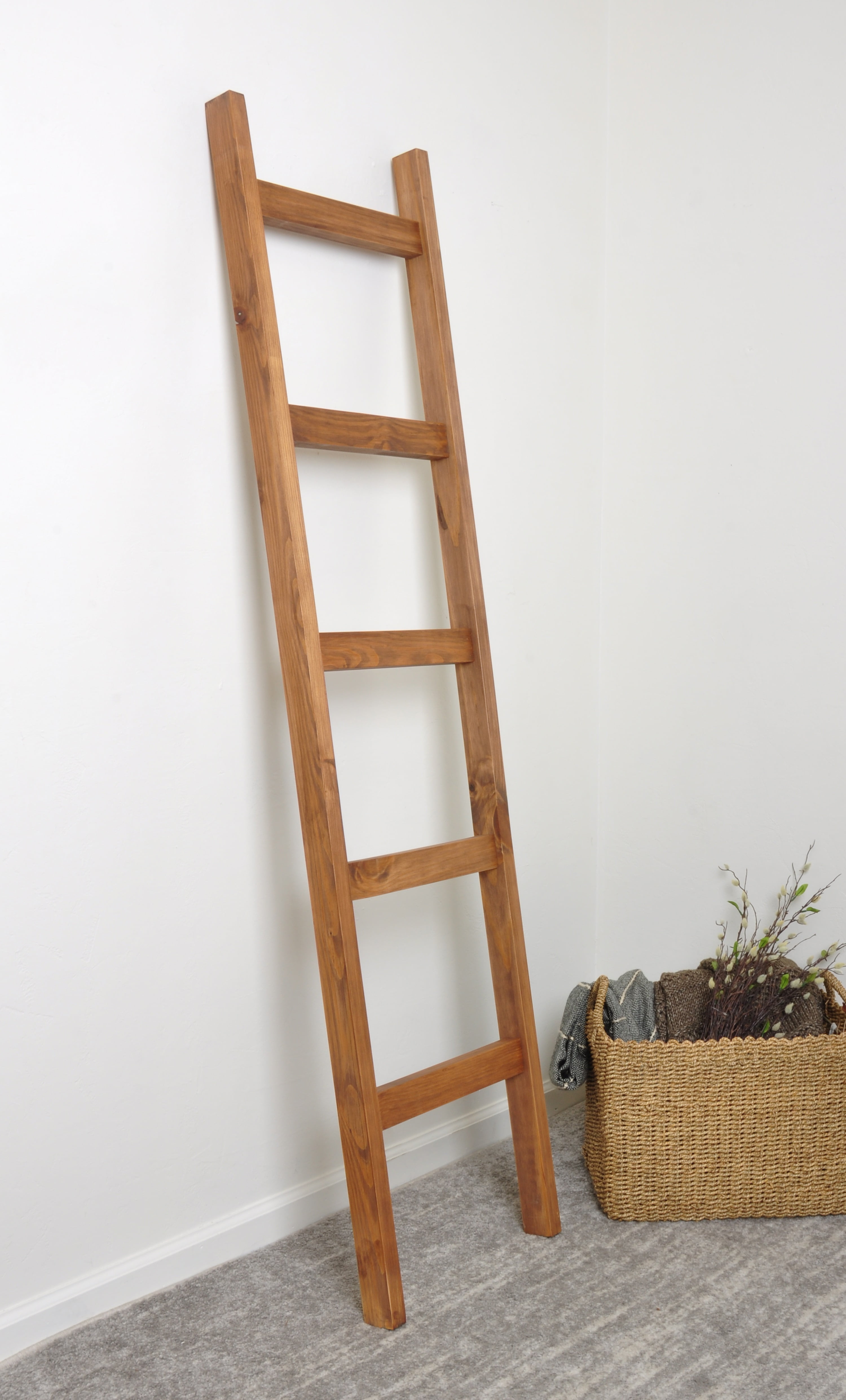 Light Brown Blanket Ladder Walmart