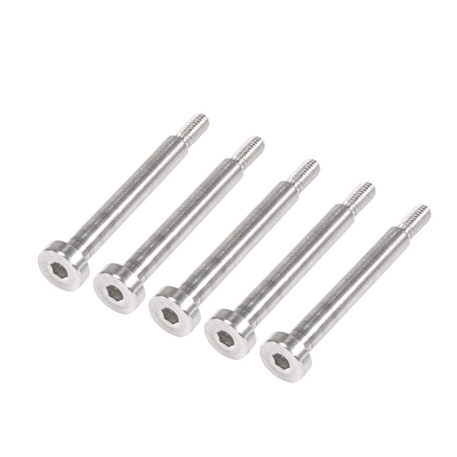 Unique Bargains 5pcs Hex Socket Shoulder Bolt 5mm Shoulder Dia 35mm Shoulder Length M4 Thread