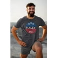 thumbnail image 2 of Election 2024 Nikki Haley Patriotic Vintage Sunset 2024 Mens T Shirt, 2 of 5