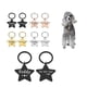 thumbnail image 2 of Collares De Perro Personalizados Etiquetas De Identificación De Mascotas Estrella De Acero Inoxidable Grabado Perro Gato-Plata-34x32.5mm BmatwkZeng Bmatwe Jersey, 2 of 5