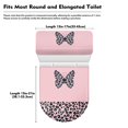 thumbnail image 7 of HELLHERO Leopard Blend Stretch Toilet Dust Cover Set & Washable and Reusable Elastic Edge Elastic Bottom with 2 Pack Toilet Seat Cover Set, 7 of 7