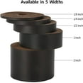 thumbnail image 4 of 1/4 Inch Wide Flat Leather Strips, Full Grain Leather StrapsCord String for Crafts, Tooling (2mm Thick 72.5 Inches Long Black Coffee), 4 of 11