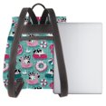 thumbnail image 3 of Yiaed Swimming Bulldog Print Laptop Backpack for Women Slim Computer Bag Work Travel College Backpack Purse Fits 14 Inch Notebook, 3 of 4