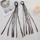 thumbnail image 1 of Xiao Hua extensiones de cabello trenzado para niños, con gomas elásticas, para coletas largas, accesorios para cosplay, fiestas de cumpleaños y graduación - B14, 1 of 5