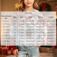 thumbnail image 2 of Qzwdhjm Girls Christmas Sweatshirts Long Sleeve Crewneck Sweatshirt with Santa Print Loose Casual Christmas Pullovers 5-15 Years, 2 of 8