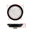 thumbnail image 3 of Astra Depot 20X Round 4" Clear Lens 24-LED White Back Up Reverse Tail Light Fit Cargo Semi Trailer Container Tractor Truck Bus Lorries, 3 of 7