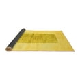 thumbnail image 2 of Ahgly Company Indoor Rectangle Solid Yellow Modern Area Rugs, 5' x 8', 2 of 4