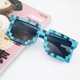 thumbnail image 1 of Azul 2 piezas Gafas vintage Gafas unisex con estuche Regalo para niños, 1 of 4
