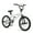 White, variant on Ktaxon 20in BMX Bike, Beginner Trick Bicycle with Hi-Ten Steel Frame, 360 Degree Rotor Freestyle, 4 Pegs, V-Brake, White
