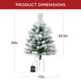 thumbnail image 2 of Luces LED con batería de 62 cm, diseño de árbol artificial Best Choice Products, 2 of 7