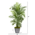 thumbnail image 2 of Nearly Natural 63" Areca Palm Artificial Tree in Decorative Planter UV Resistant, 2 of 2