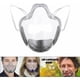 thumbnail image 4 of Mascarillas, Mascarillas Protectoras, Mascarilla Transparente, Mascarilla Antipolvo, Facial Transparente Visible - rojo, 4 of 5