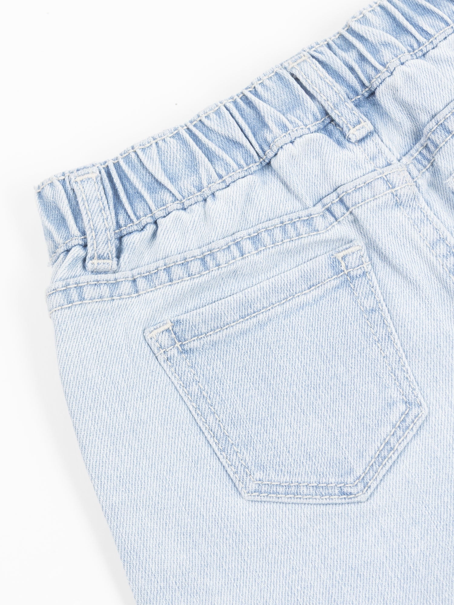 Wonder Nation Toddler Girl Denim Short, Sizes 12 Months - 5T