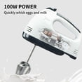 thumbnail image 4 of Egg Beater Electric Drink Foam Mixer Handle Baking Cake Mixer Kitchen Mixing Tool US Plug, 4 of 10