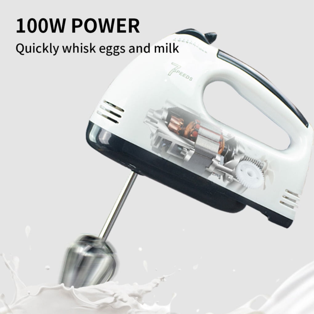 Egg Beater Electric Drink Foam Mixer Handle Baking Cake Mixer Kitchen Mixing Tool US Plug Walmart