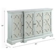 thumbnail image 5 of ACME Adelle Console Table with Door in Light Teal, 5 of 5