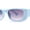 Blue - Smoke, variant on Child Size Girls Mod Rectangle Cat Eye Fashion Plastic Sunglasses Lavender - Smoke