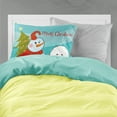 thumbnail image 2 of Carolines Treasures BB1837PILLOWCASE Snowman with Bichon Frise Fabric Standard Pillowcase Standard multicolor, 2 of 2