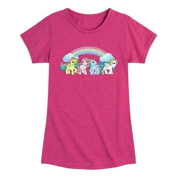 My Little Pony - Ponies Logo - Girls Fitted Short Sleeve Tee