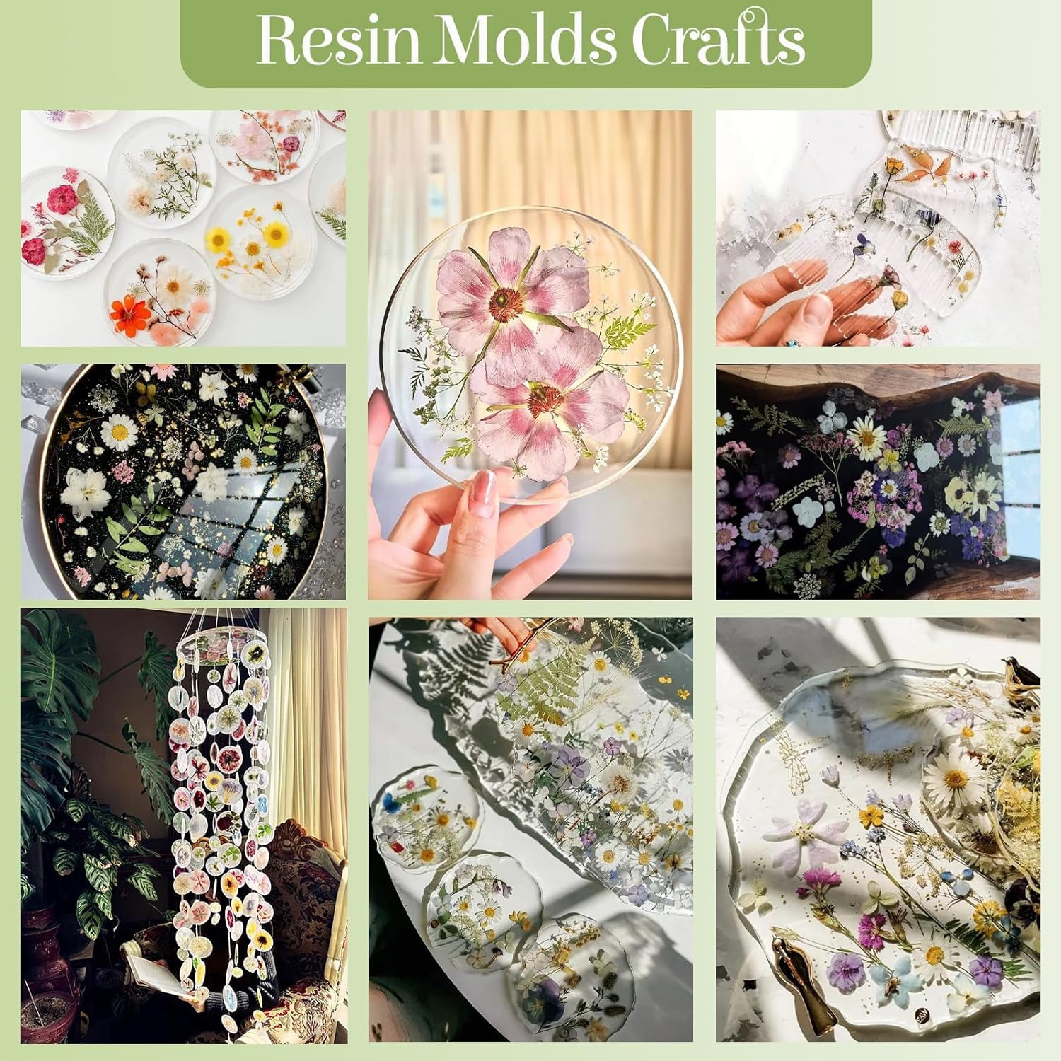 86Pcs Dried Flowers for Crafts, Real Pressed Flowers for Crafts Dried Pressed Flowers Dry Leaves in White, Pink & Yellow Tones for Resin, DIY Art, Scrapbook, Jewelry, Candle & Soap Making with Tweeze