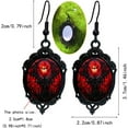 thumbnail image 4 of Gothic Mystery Witch Cameo Earrings,Vintage Crystal Glass Witch Dangle Earring Punk Style Mystery Earrings Goth Victorian Earring Halloween Jewelry for Women, 4 of 4