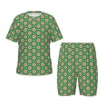 thumbnail image 1 of Balery 60s and 70s Style Conjunto de Pijama Infantil de Manga Corta con Estampado – Ropa de Dormir de Algodón Suave-4X-Large, 1 of 6