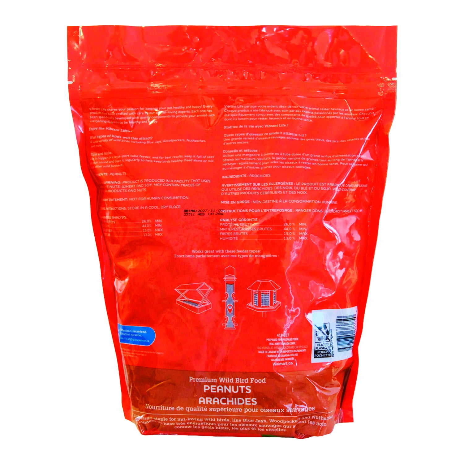 Vibrant Life Wild Bird Food Peanuts 2kg