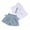 White, variant on LUOGENLI Girls Summer Outfits 5T 4th of July Kids Girls Cute Bow Girl Pattern Shirt Top Grid Shorts Set Clothing Girl Summer Outfits Size 8/9 Girl Summer Outfits Size 10-12 130