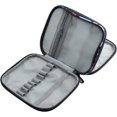 thumbnail image 4 of Crochet Hook Case, Crochet Hooks Organizer Empty, For Interchangeable Circular Needles and Ergonomic Crochet Hooks Storage, Travel Crochet Hooks Holder Storage Bag, Elephant, 4 of 6