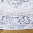 thumbnail image 3 of SAFAVIEH Arizona Patricia Medallion Machine Washable Area Rug, Ivory/Grey, 6' x 6' Round, 3 of 10