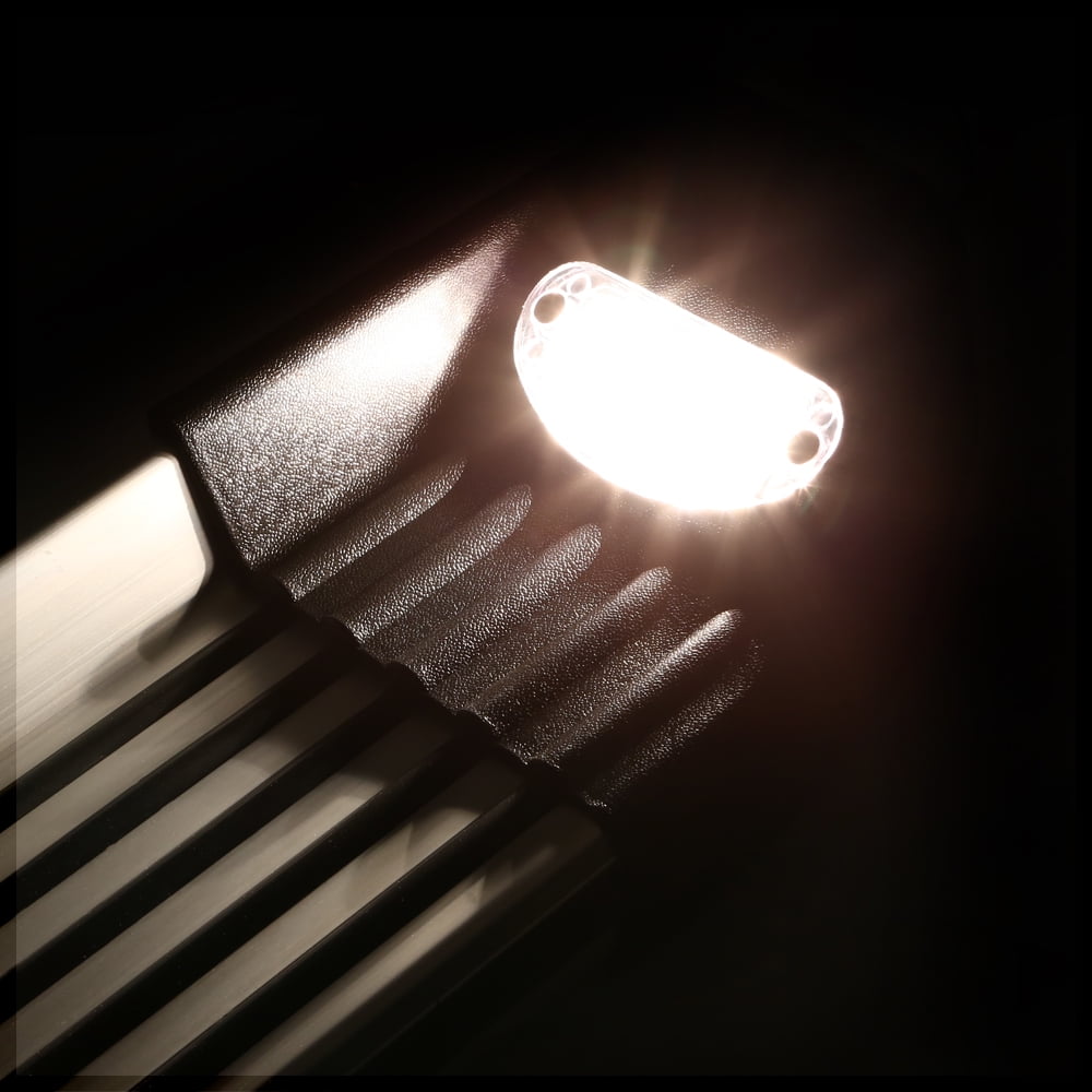 DNA Motoring For 07-18 Toyota Tundra Crew Cab LED Light 5.25" Wide Side Step Nerf Bar Running Boards
