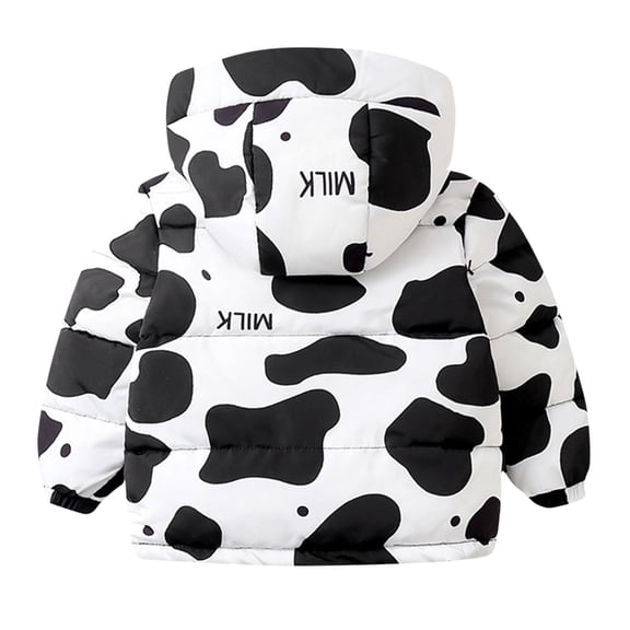 Vedolay Boys Coat Boys Puffer Coat Warm Cotton Winter Hooded Waterproof Jacket,Black 18-24 Months