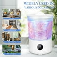 thumbnail image 3 of OUMASK 1.5L Portable Top Load Washing Machine for Underwear, Rechargeable Mini Washer with 3 Wash Modes, White, 3 of 10