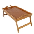 thumbnail image 2 of Miangastore Foldable Bamboo Desk Bed Laptop Stand Foldable Table Breakfast Serving Tray, 2 of 8