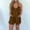 Brown, variant on Wensltd Women Jumpsuit Summer Casual Loose Sleeveless Spaghetti Straps Shorts Overalls