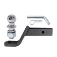 thumbnail image 3 of 4 Inch Towbar Tongue Ball Mount With Towball And Hitch Pin RV Parts Car Camper Accessories Caravan Components, 3 of 6