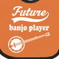 thumbnail image 4 of Inktastic Future Banjo Player Childs Music Boys or Girls Baby Bib, 4 of 4