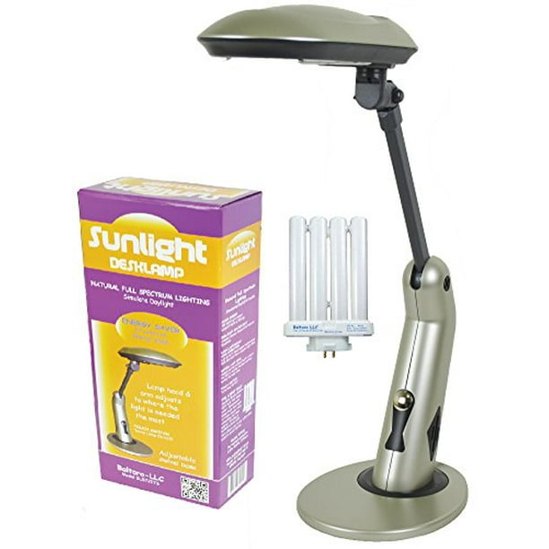 Sunlight Desk Lamp Natural Full Spectrum Sun Light. Simulates Daylight
