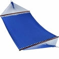 thumbnail image 2 of Jumbo Caribbean Hammock - 55 Pouces - Polyester Filé Doux - Bleu Foncé, 2 of 4