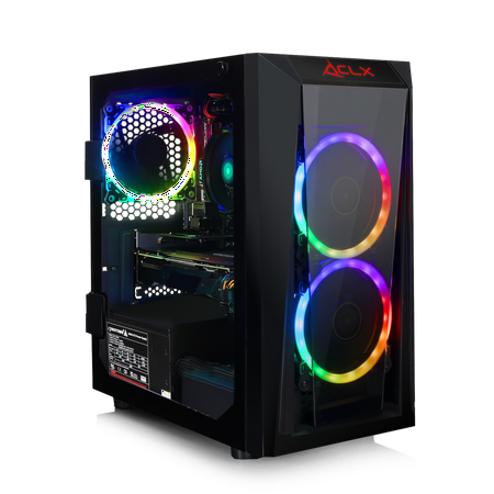 CLX SET E-Sports Gaming Desktop AMD Ryzen 3 2300X 3.50GHz, 8GB DDR4, AMD Radeon RX 580 4GB, 480GB SSD, Windows 10 Home