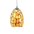 thumbnail image 3 of CHLOE Lighting KAI Mosaic 1 Light Ceiling Mini Pendant 5" Shade, 3 of 3