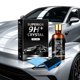 thumbnail image 2 of Kit de recubrimiento cerámico para automóviles con paño aplicador: cera pulidora hidrofóbica de alto brillo para pintura de automóviles, sellador protector resistente a los arañazos para el de, 2 of 5