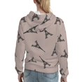 thumbnail image 2 of Hoodies for Women - black Eiffel Tower Comfrt Colour Drawstring Women'S Fashion Hoodies & Sweatshirts, Fall Outfits Clothes for Women 2024 Pullover with Kangaroo Pocket, 2 of 7
