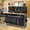 black, variant on 61" Rolling Tool Chest Workbench – 10 Drawers, Power Strip, Solid Rubber Wood Top, 1,675 lbs, Mobile Workstation, Silver