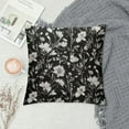 thumbnail image 2 of HOMICOZI Black and Whie Floral Pillow Covers Block Print Daisy Flower Decorative Throw Pillow Case Farmhouse Cushion Cover for Bedroom Sofa Living Room Couch Chair Office, 2 of 5