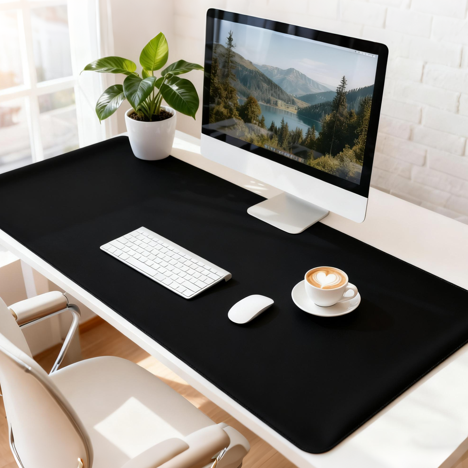 Xueyu Large PU Leather Desk Pad 47.2" x 23.6" photo 3