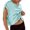 A1 Light Ashy, variant on Women's Open Back Workout Top, Short Sleeve Y2K Yoga Shirt, Athletic Slouchy Crop Tee, Casual Backless Running Gym Top for Fitness and Streetwear Black L