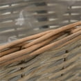thumbnail image 5 of Pemberly Row Wicker Balcony Planter With Pe Lining Medium in Brown (Set of 2), 5 of 6