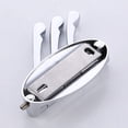 thumbnail image 4 of Ganchos para toallas giratorios Ganchos para toallas de metal sólido plegables de 180 grados con tres brazos giratorios, 4 of 5