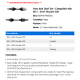 thumbnail image 2 of Front Axle Shaft Set - Compatible with 2011 - 2014 Chrysler 200 2012 2013, 2 of 2